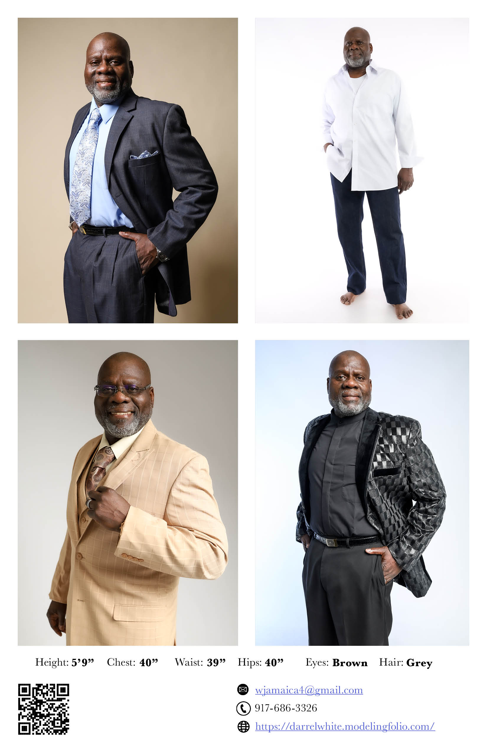 DARREL White, actor in MOUNT VERNON, New York - headshot